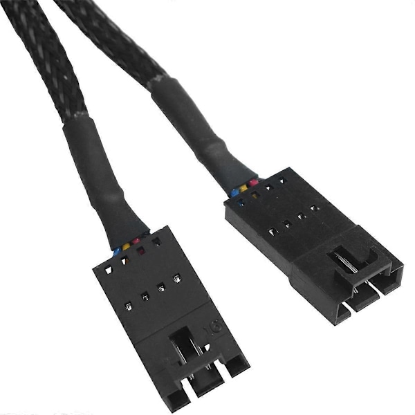 RGB-valaistuksen jatkokaapeli 1-2-jakokaapeli 4-nastainen uros