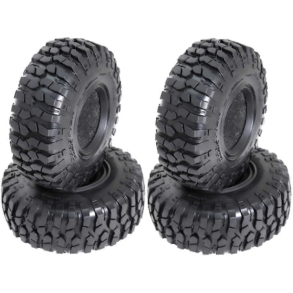 4 st 108 mm 1,9 tums gummidäck hjul för 1/10 RC bandvagn