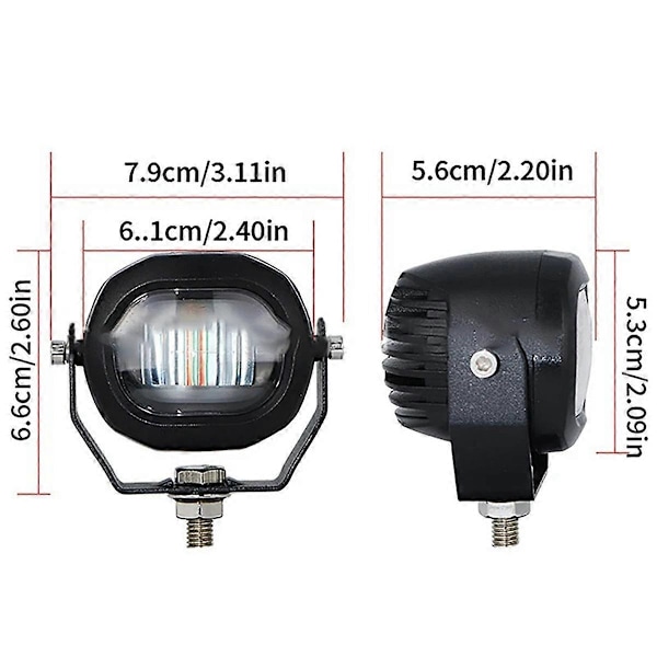 10W Arbetslampa LED Varningslampa för Gaffeltruck