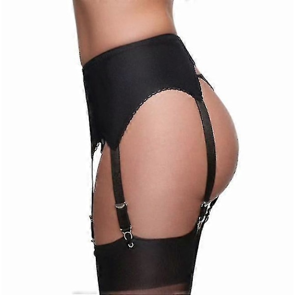 Dam Spets Livstycke Linrie Ss Suspender Bälte Strumpebandshållare Red M
