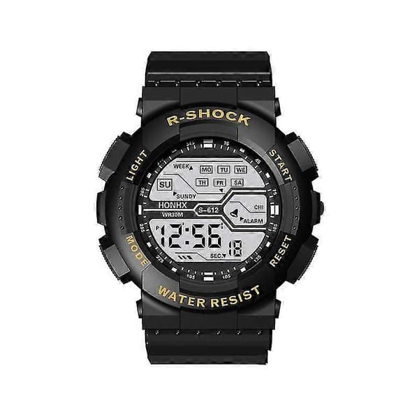 Fash Sportklockor för män Utomhus Digital Armbandsur