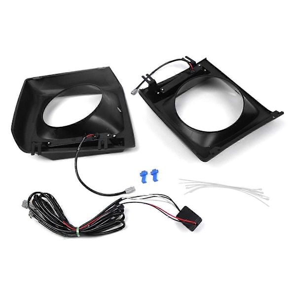 Bil Strålkastare Ram Grill LED Varselljus för W463 G63 1990-2018 Svart