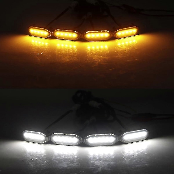 Led Front Grill Lampor Vitt Ljus Extern Grill För Jimny Jb64 Jb74 2019 2020 2021 Hög Version
