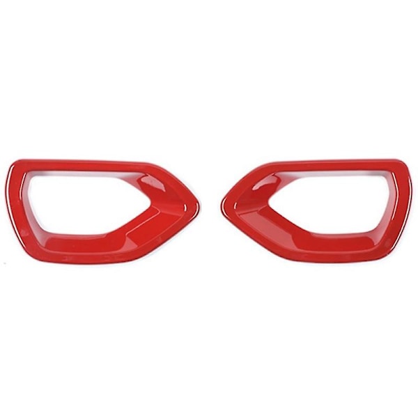 Främre Grill Insugningsram Skydd Trim för 2015-2020 Charger Pack Biltillbehör (Röd)