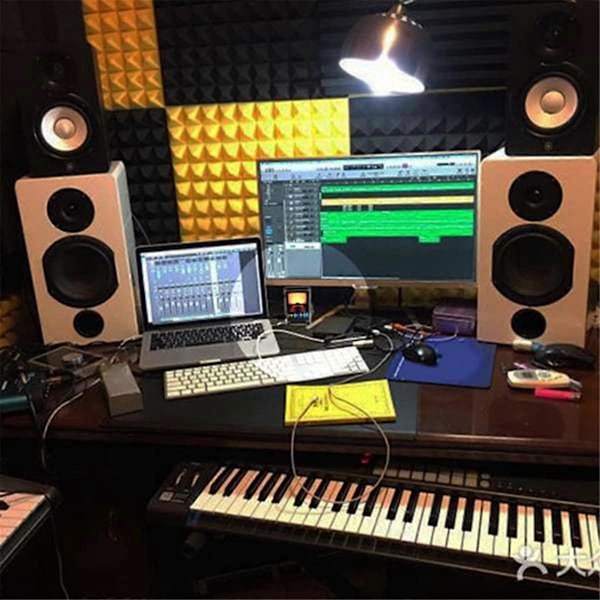 Klocka Musik Spektrum VU Meter 2.4 tum Digital Rytm Analysator