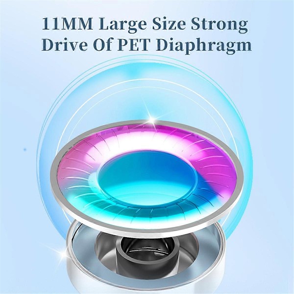 Membran Dynamisk Hörlur 3.5mm Transparent med Mikrofon