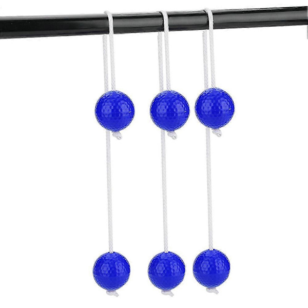3 paria tikapuutgolfpallon heitto bolas -setti, varaosapallot, sininen