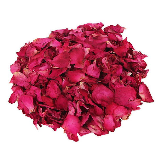 2 Förpackningar Dekoration för Matbord Ekologiska Rosblad Frystorkade Blad Bad Blomblad