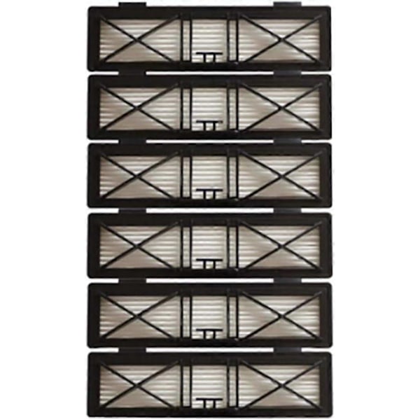 6-pack Hepa-filter för Neato Botvac D7 D3 D4 D5 D6 D70 D75 D80 D85 för Neato Botvac 75E 80-filter