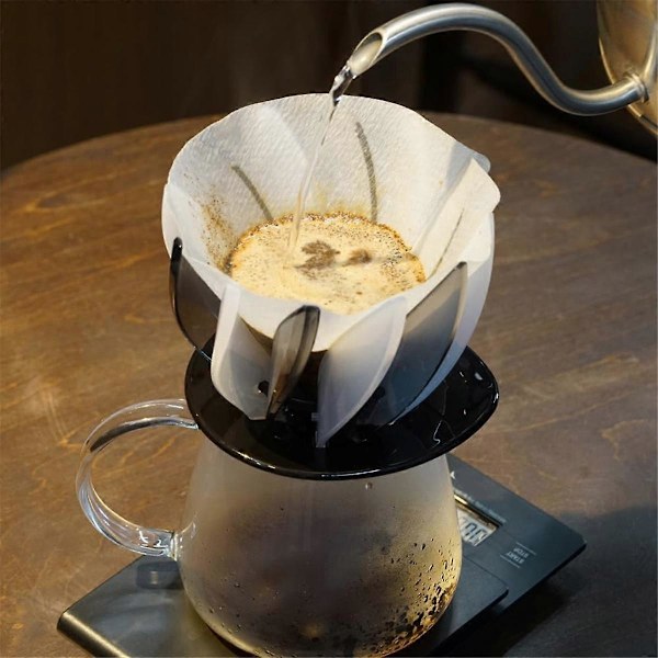 VDSU-02-B&W Dripper SUIREN 02 1-4 Koppar Kaffe Hand Dropp Vit Röd Blå