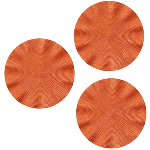 Aalto Pyöreä Tabletti, Pyöreä Palovammasuoja, Ruokapöydän Eristys Länsimainen Tabletti, Keittiön Pöytämatto, Oranssi