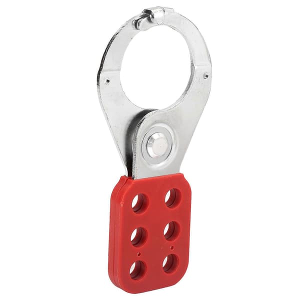 Lockout Hasp Stål Multiplayer Management Lås 6 Hull Interlock 1.5in Innvendig Kjevediameter