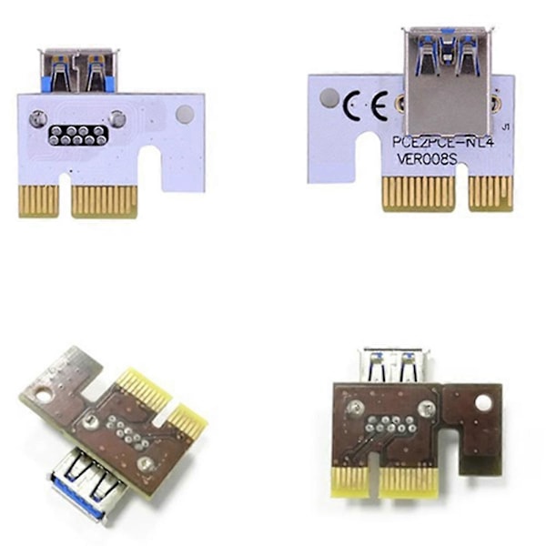 PCI-E 1X Adapterkort, PCI-Express X1-plats (VER008S, 5-pack)