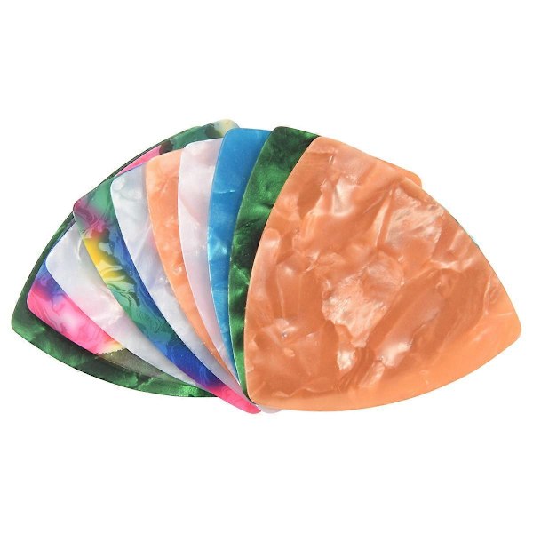 10 st Akustiska Plektrum 0.46mm - Blandade Färger