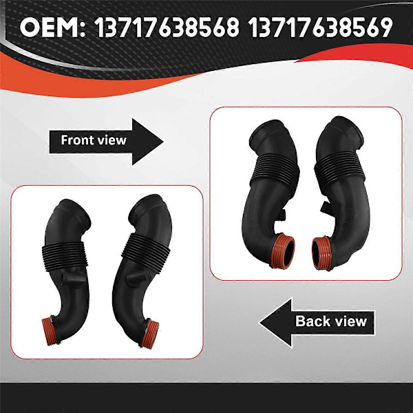 Auton moottorin ilmanottoletku F15 F16 X5 X6 2013-2019