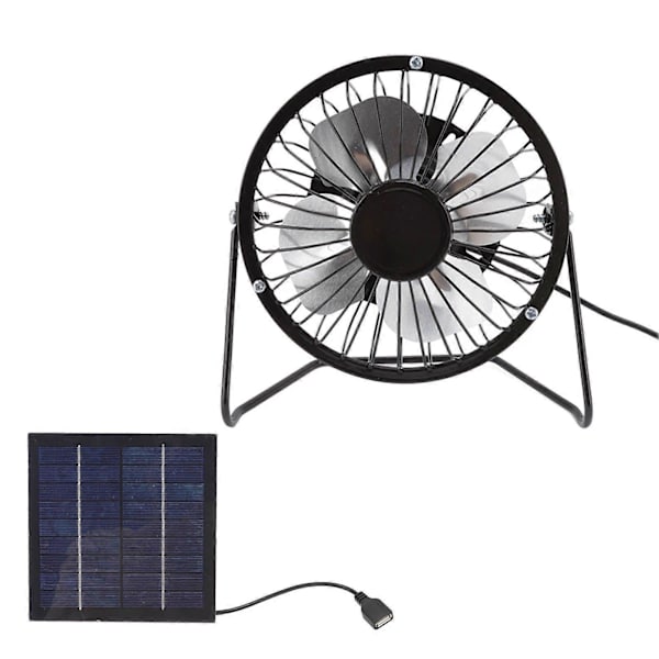 Fotovoltaisk solpanel sæt ventilationssystem mini bærbar USB køleventilator 5v 2.5w