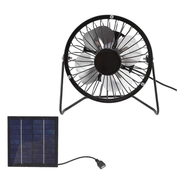 Fotovoltaisk solpanel set ventilationssystem mini portabel USB kylfläkt 5v 2.5w