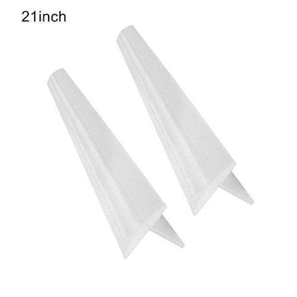 2 st/set Oljetätt Värmebeständigt Spisskydd för Spiskanter Köksredskap Transparent 21inch