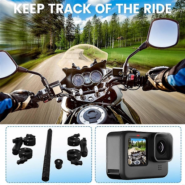 För X2 Motorcykel Panoramisk Selfie Stick Monopod