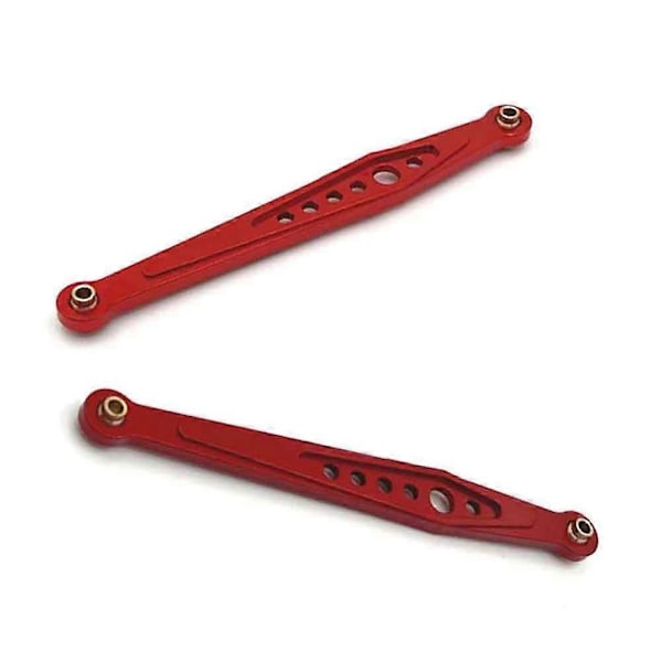 RC Bil Uppgradering Bakre Fast Dragstång Kit för 1/12 124006 12423 12427 12428 Pro RC Bil Uppgraderingsdelar Röd