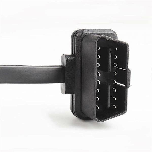 60CM Langt OBD2 16Pin med Switch Forlængerkabel Ledningskonverteringsstik