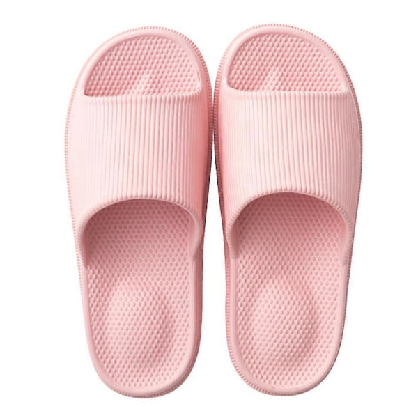 Massage Foam Tofflor Badrum Halkfria Spa Dusch Sandaler För Herr/Dam-Rosa-38-39