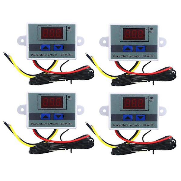 4st 220V AC Digital LED Temperaturkontroller Xh-W3001