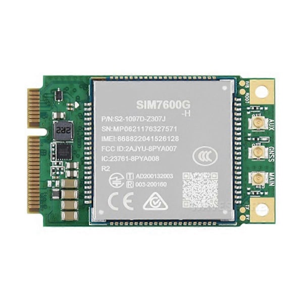 SIM7600G-H 4G -moduulilla, tukee MiniPCIe:tä