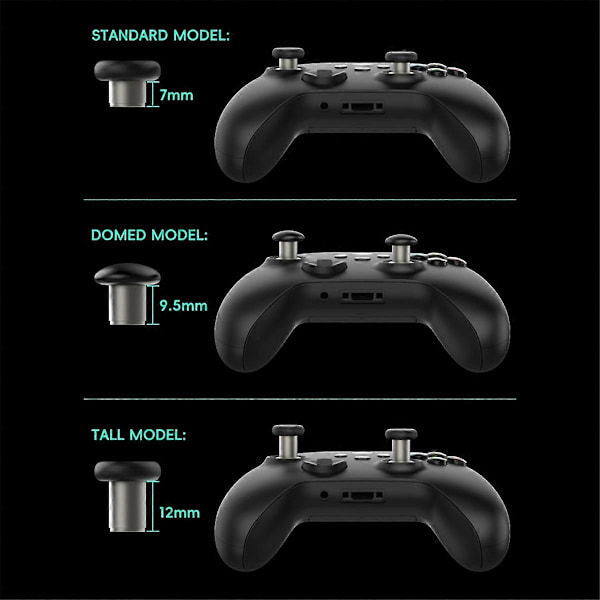 8-pack analoga joysticks för Elite/ S/ Series C