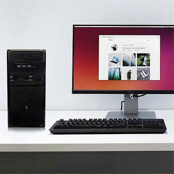 4 Porte Frontpanel Hub USB Hub Computer Optisk Drev Frontpanel