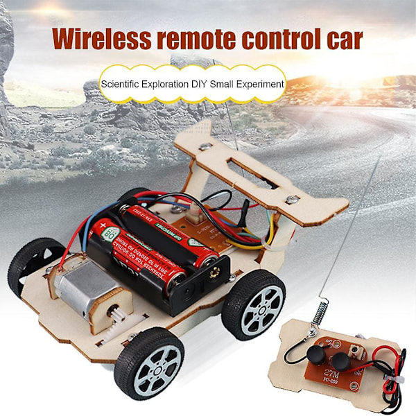 DIY Barns Radiostyrd Racerbil - Teknologisk Uppfinning Handgjort Set