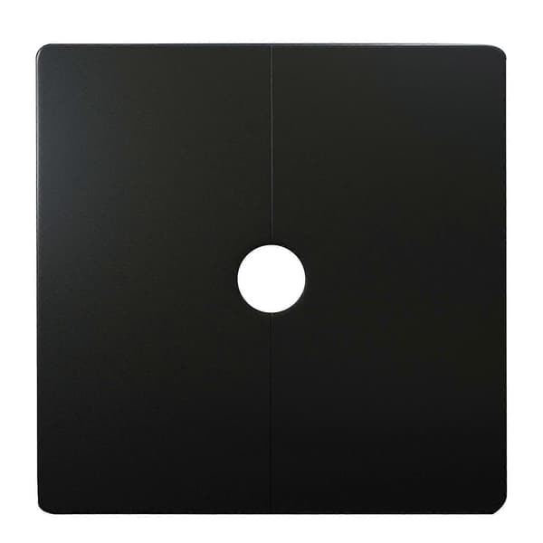 Seinä Split Laippa Escutcheon Suojalevy Ilmastointi Pölyputken Tulppa Black 12mm