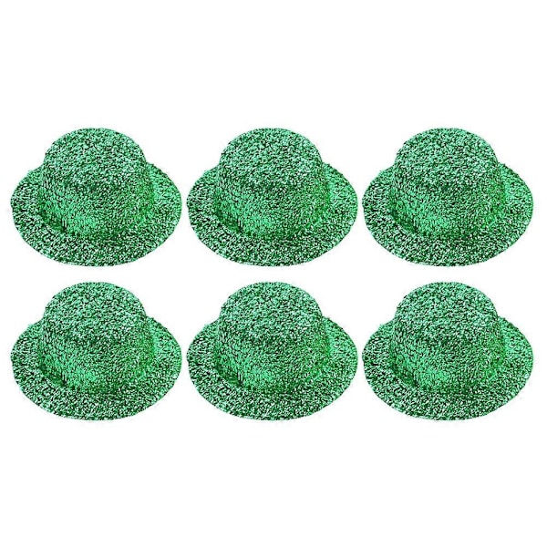6 st Irland Mini Partyhattar DIY Topphattar Leprechaunhattar Mini Dockhatt Hantverk