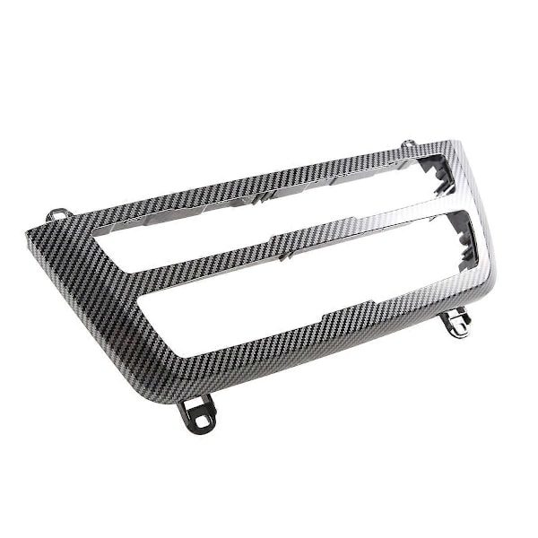 Mittkonsol Luftkonditionering Panel Trim Skydd för , Kolfiber Mönster