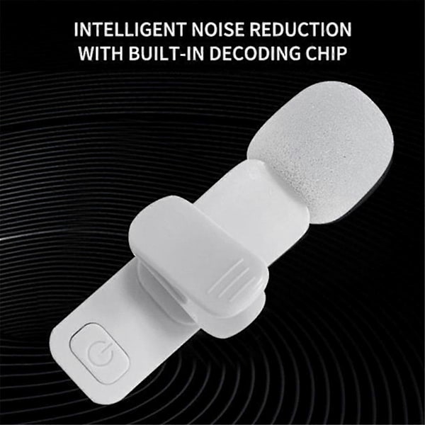 K9 trådlös Bluetooth lavalier mikrofon Typ C