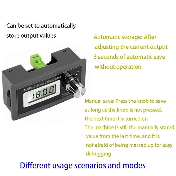 2-pack 4-20MA Strömslinga Signalgenerator