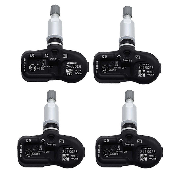 4 st Bil TPMS Däcktryckssensor 42607-30071 för
