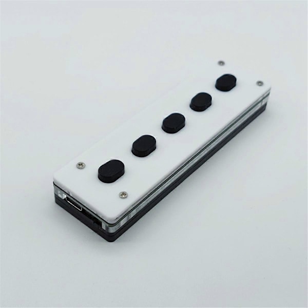 Anpassningsbart programmeringsbart makrotangentbord, Bluetooth+USB