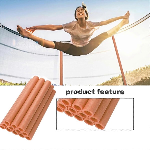 Trampolinstang Skumærmer, Trampolin Beskyttelsesærmer Orange
