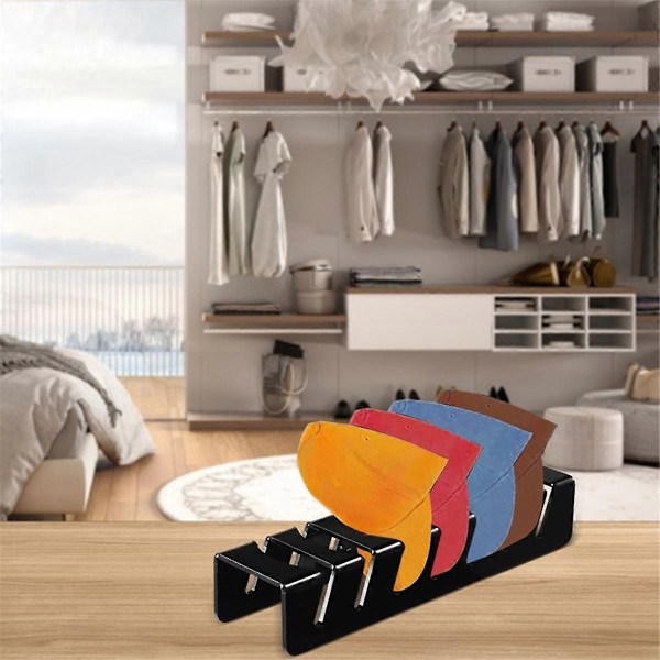 Hat Organizer Hat Rack til Baseball Caps, Akryl Hat Holder Stand, B