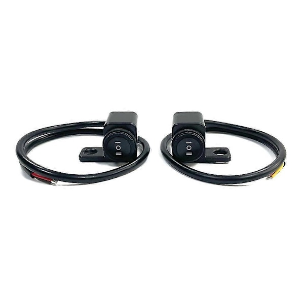 Uppgraderad Vattentät Knapp Strömbrytare Spot Light Led På Av Strömbrytare För Motorcykel Right 3 Block Switch