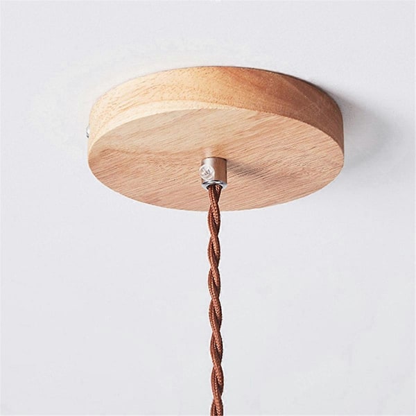 Nordisk Plisserad Sänglampa Hushåll Sovrum Pendellampa, 23cm