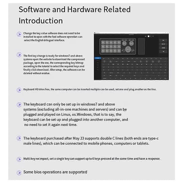 Knob Keyboard RGB Gaming Keypad Mekanisk Hotswap Macropad Programmering Makro Custom Svart