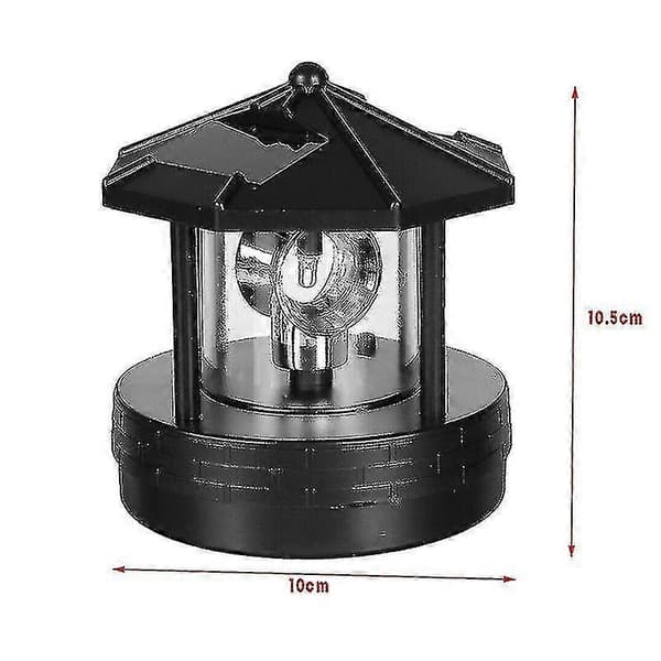 Solar LED Roterende Have Lampe Udendørs Hjem R