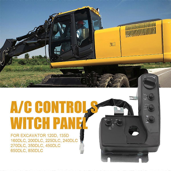 A/C Panel Kontrollpanel Strömbrytare 4631128 För JD Grävmaskin 120D 135D