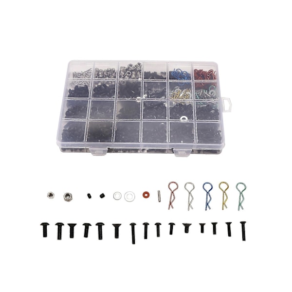 Skruvboxset för 1/10 /SCX10/Redcat//Arrma/ RC Bildelar Reparationsverktyg