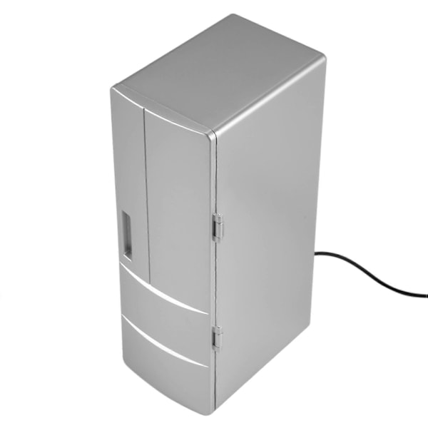 Kylskåp Mini USB Kyl Frys Burkar Dryck Öl Kylare Värmare