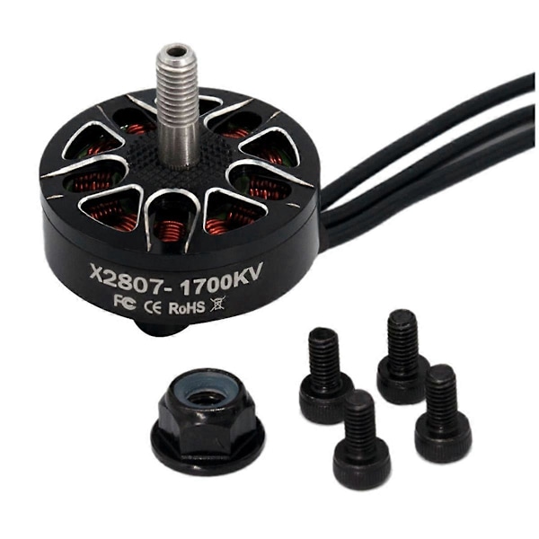 X2807 1700KV Borstlös Motor 2-6S för FPV Freestyle