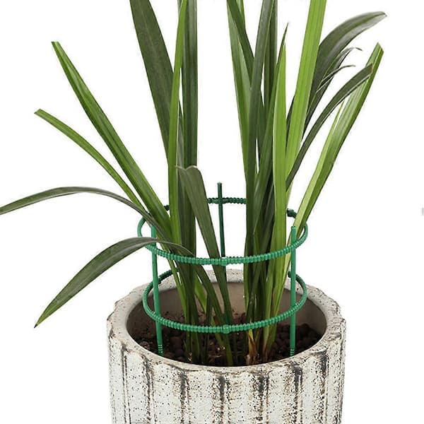 15 st Sammanfogade Växtstöd Pinnar Plast Växtbur Stöd Pinnar Blomstöd