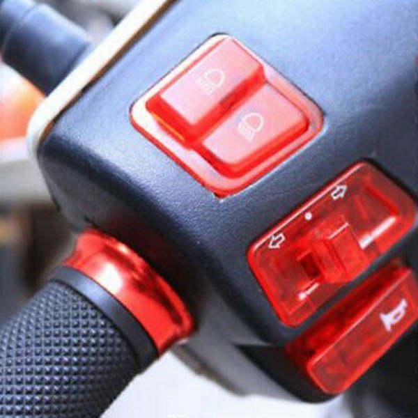Motorcykel Blinkersbrytare för Scooter AF17 AF18 Röd